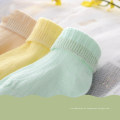 Heiß verkaufe Mode Bio -Baumwoll -Logo -Socken Neugeborene Baby Socken süßes Muster